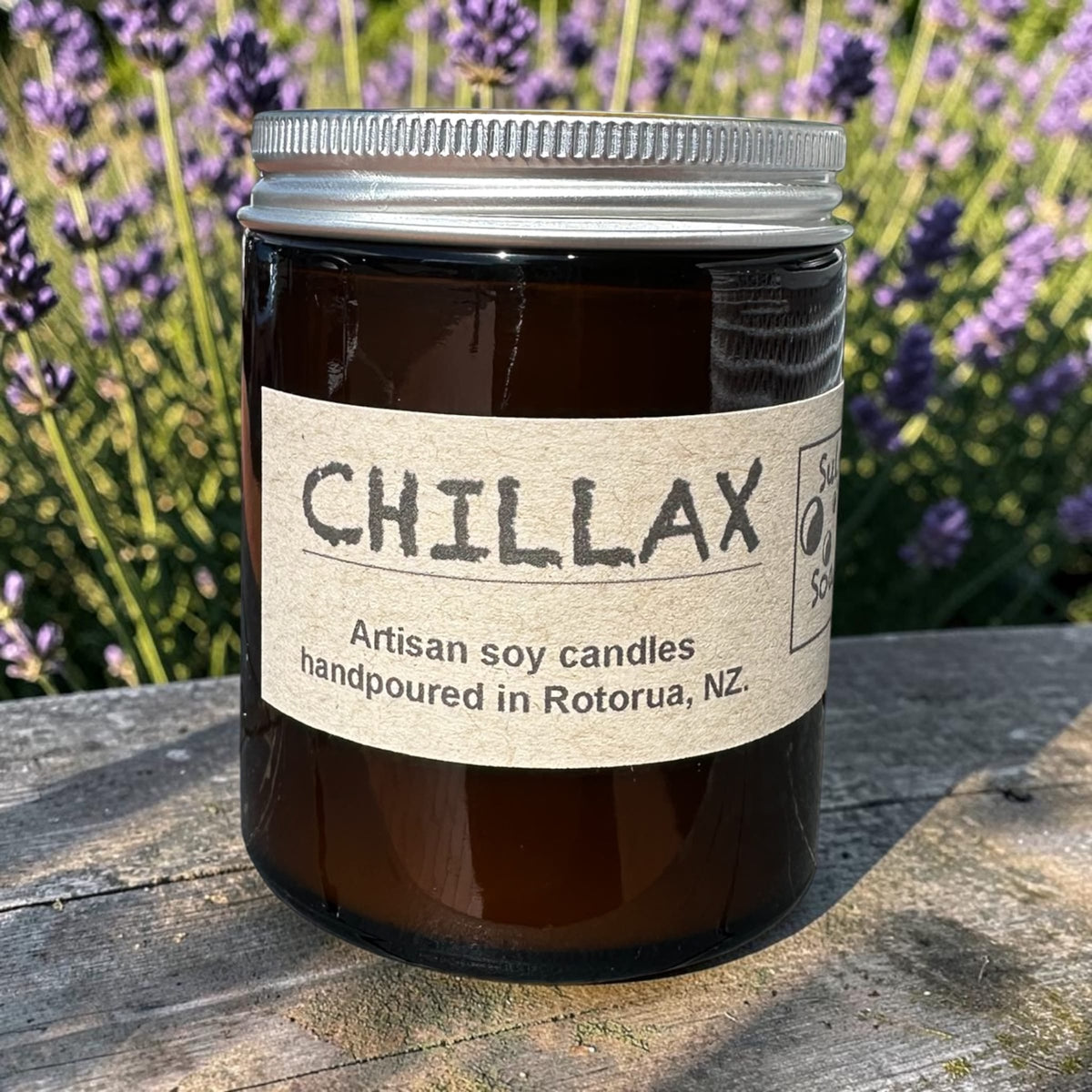 Sulphur City Soapery Chillax, Essential Oil Soy Candle. 150g