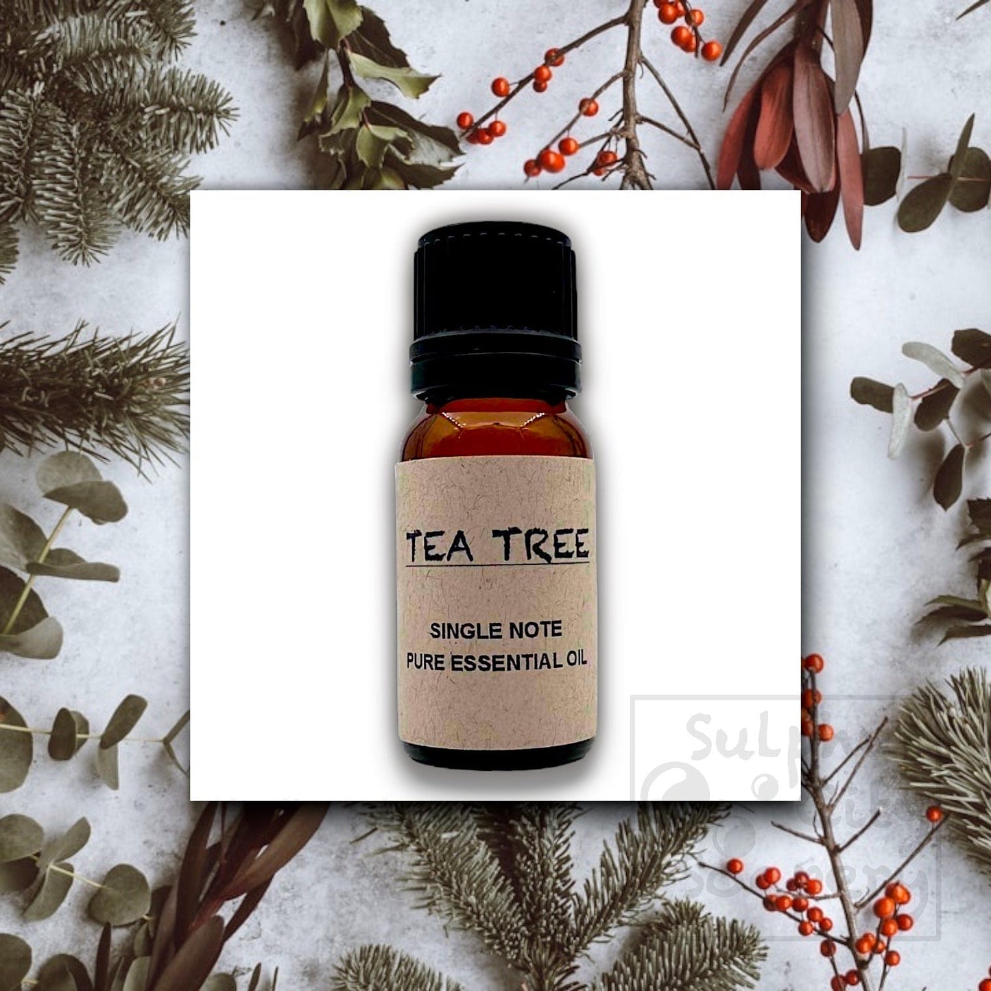 Sulphur City Soapery essential oil Pure tea tree essential oil, single note.