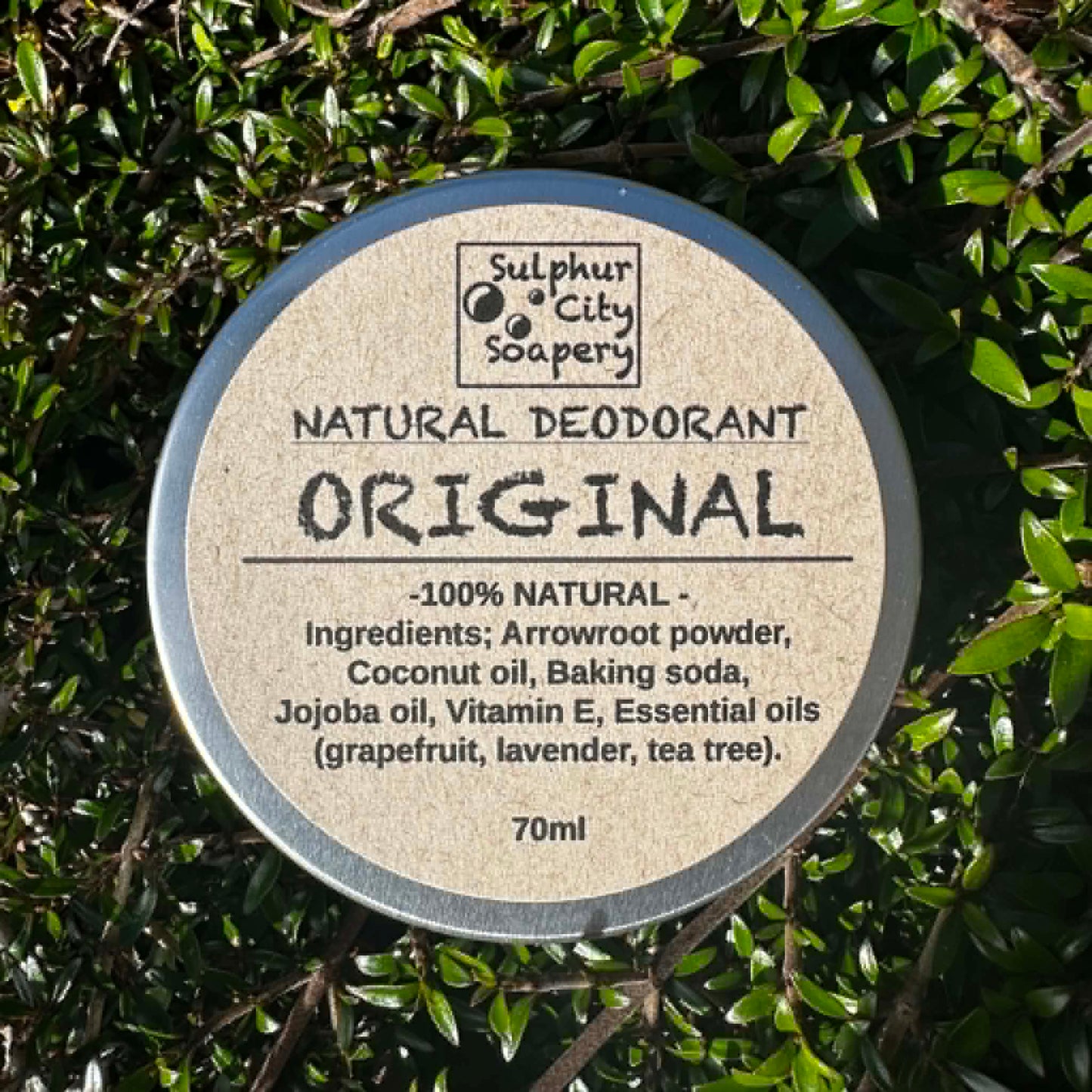 Sulphur City Soapery Original natural deodorant.