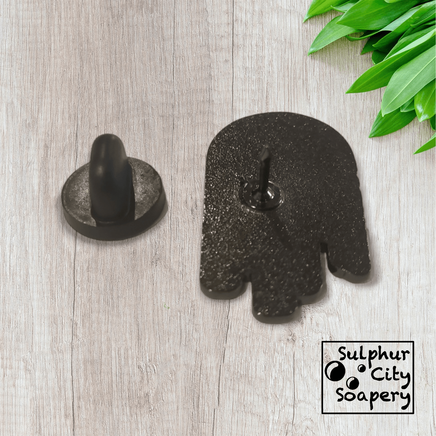 Sulphur City Soapery pronoun pin Equal Rights Pride Pin