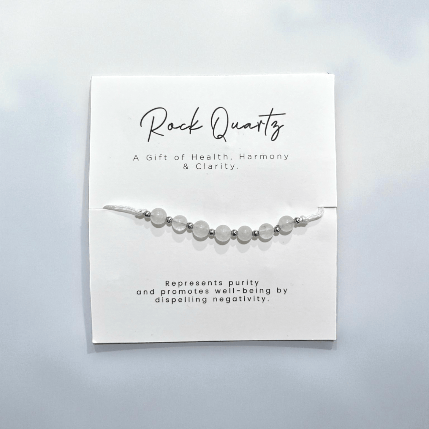 Sulphur City Soapery Rock Quartz Crystal Bracelet