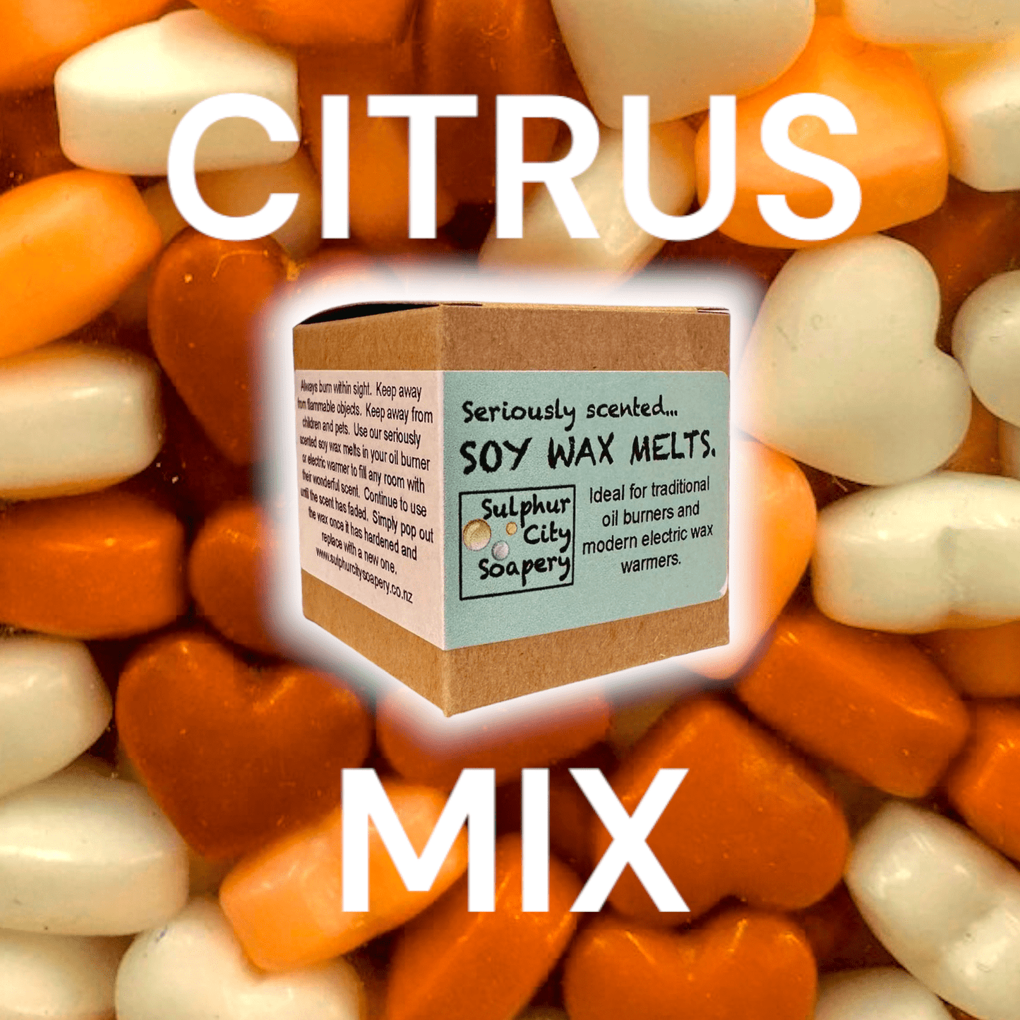 Sulphur City Soapery soy wax melts Aroma - citrus mix, soy wax melts.