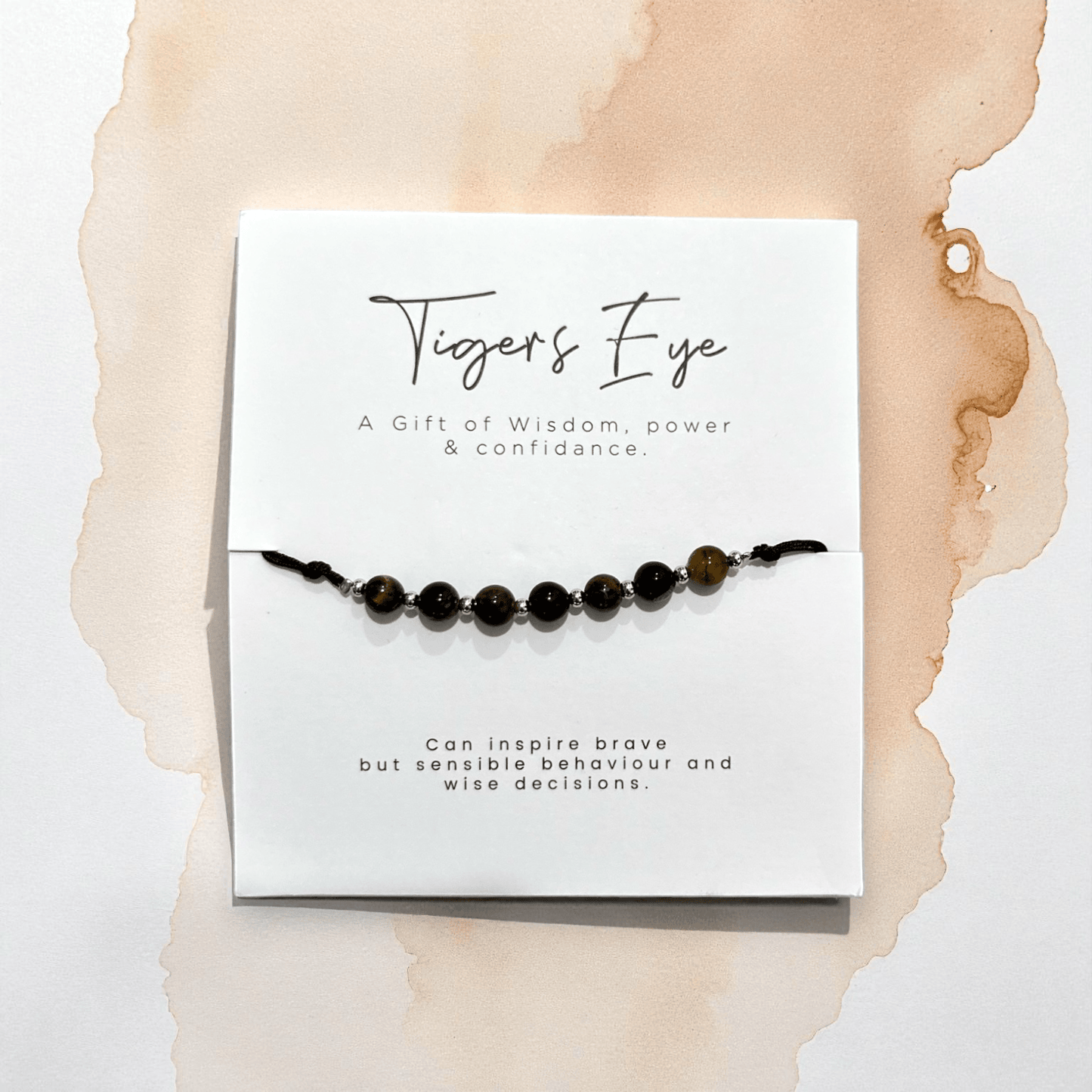 Sulphur City Soapery Tigers Eye Crystal Bracelet