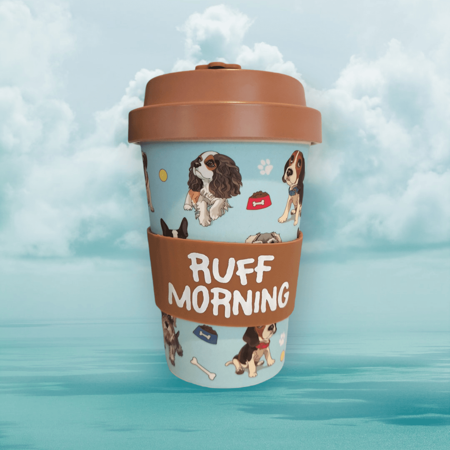 Sulphur City Soapery Coffee & Tea Cups Ruff morning - Eco-to-go cup.