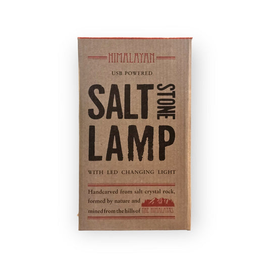 Sulphur City Soapery himalayan salt lamp Himalayan rock salt lamp, with changing LED colour.