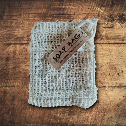 Sulphur City Soapery soap saver bag Soap bag