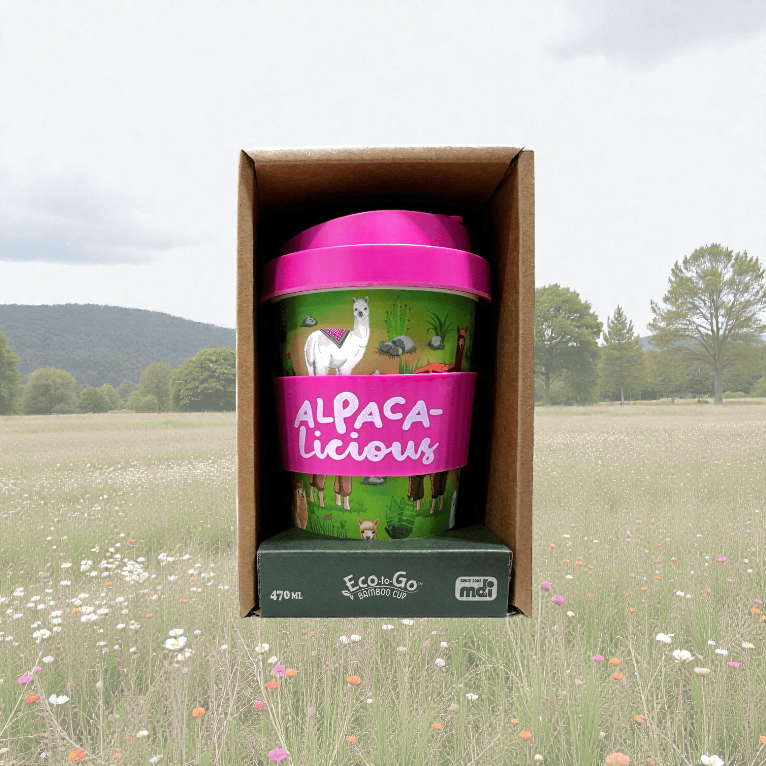 Sulphur City Soapery Alpaca-licious, Eco-to-go cup.
