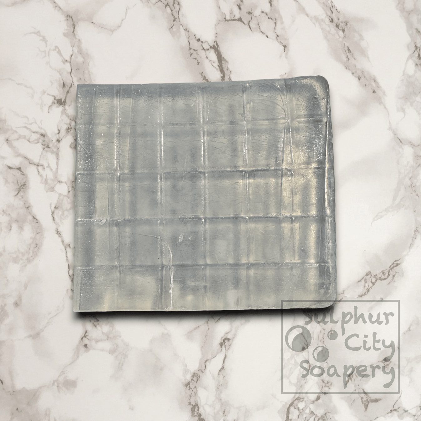 Clear melt and pour soap base, DIY. Sulphur City Soapery