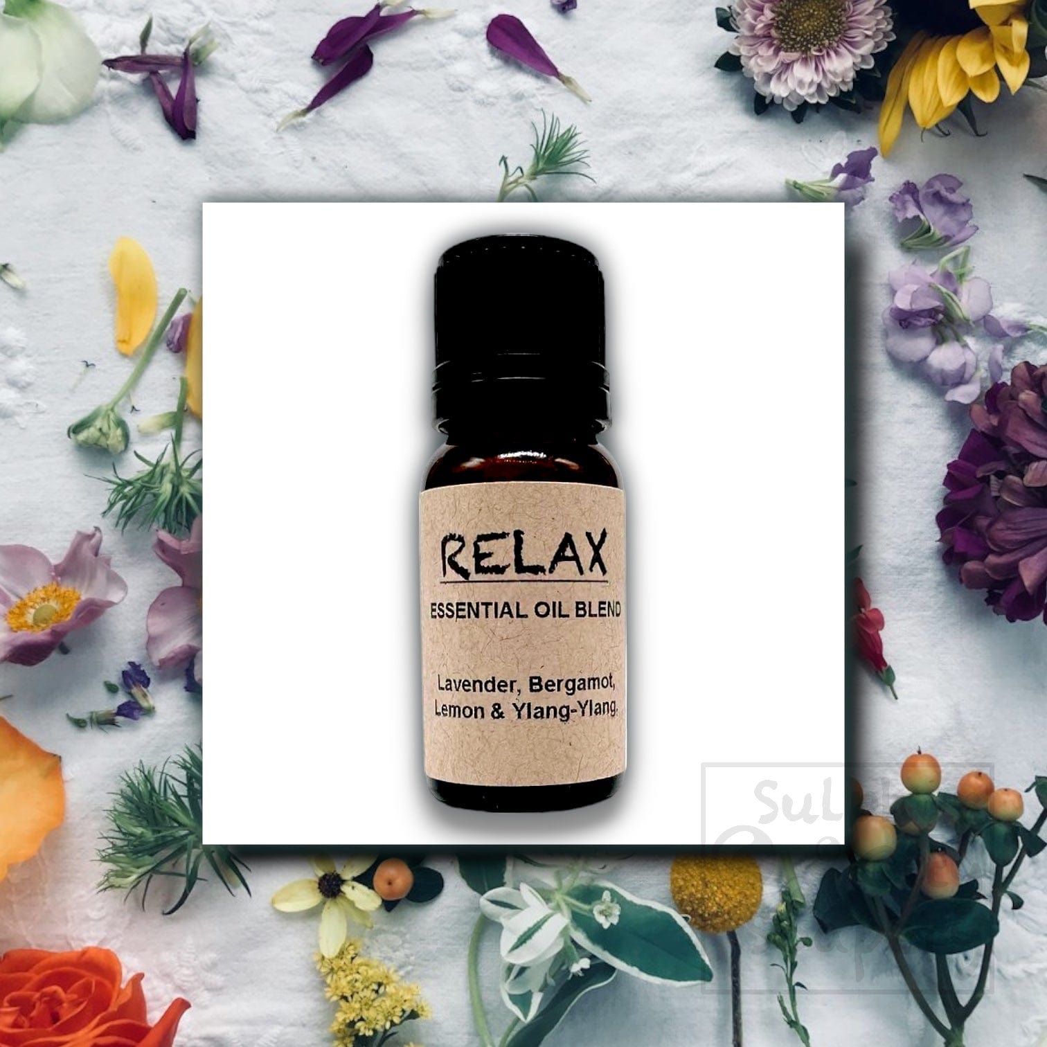 Sulphur City Soapery essential oil Relax, pure essential oil blend.