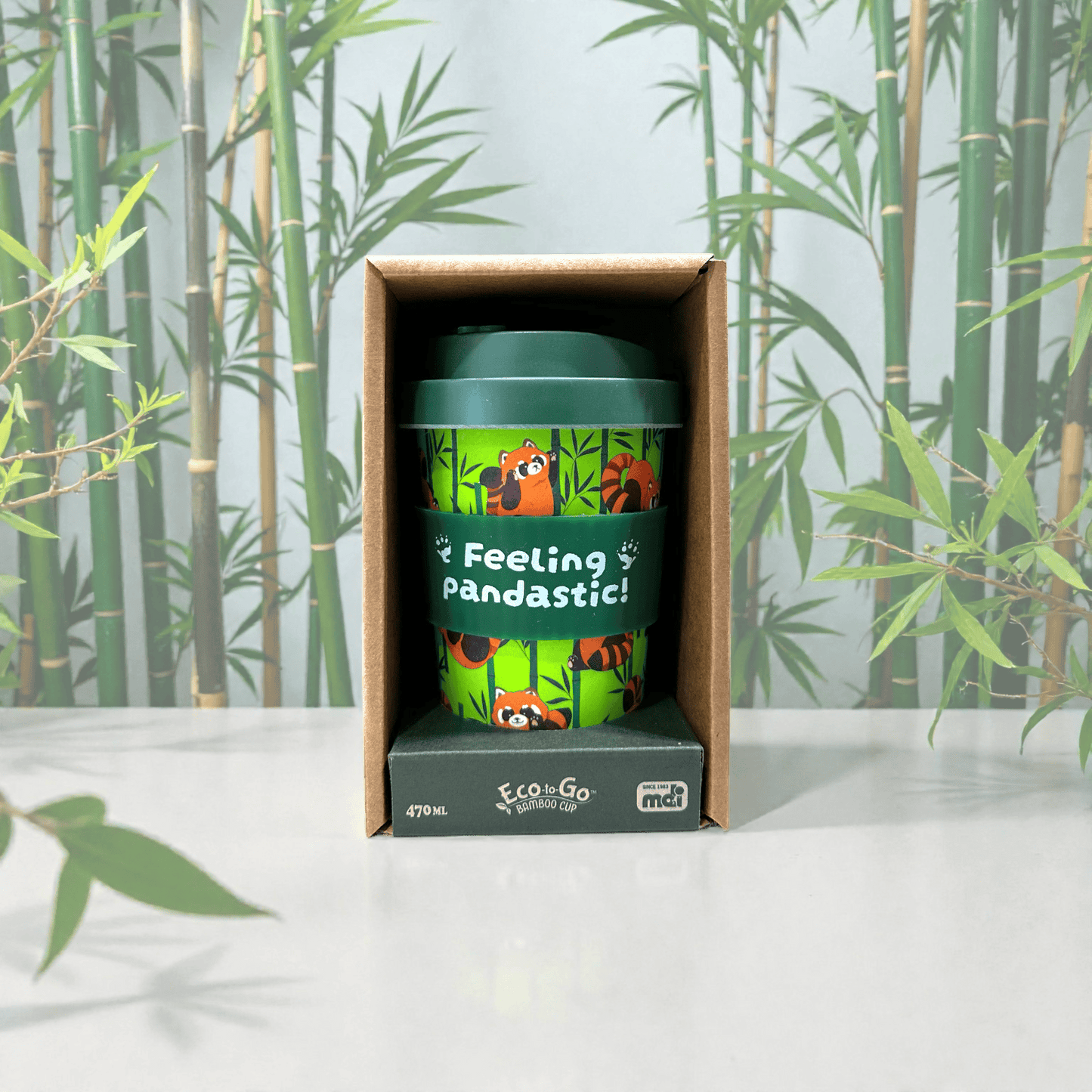 Sulphur City Soapery Feeling Pandatastic, Eco-to-go cup.