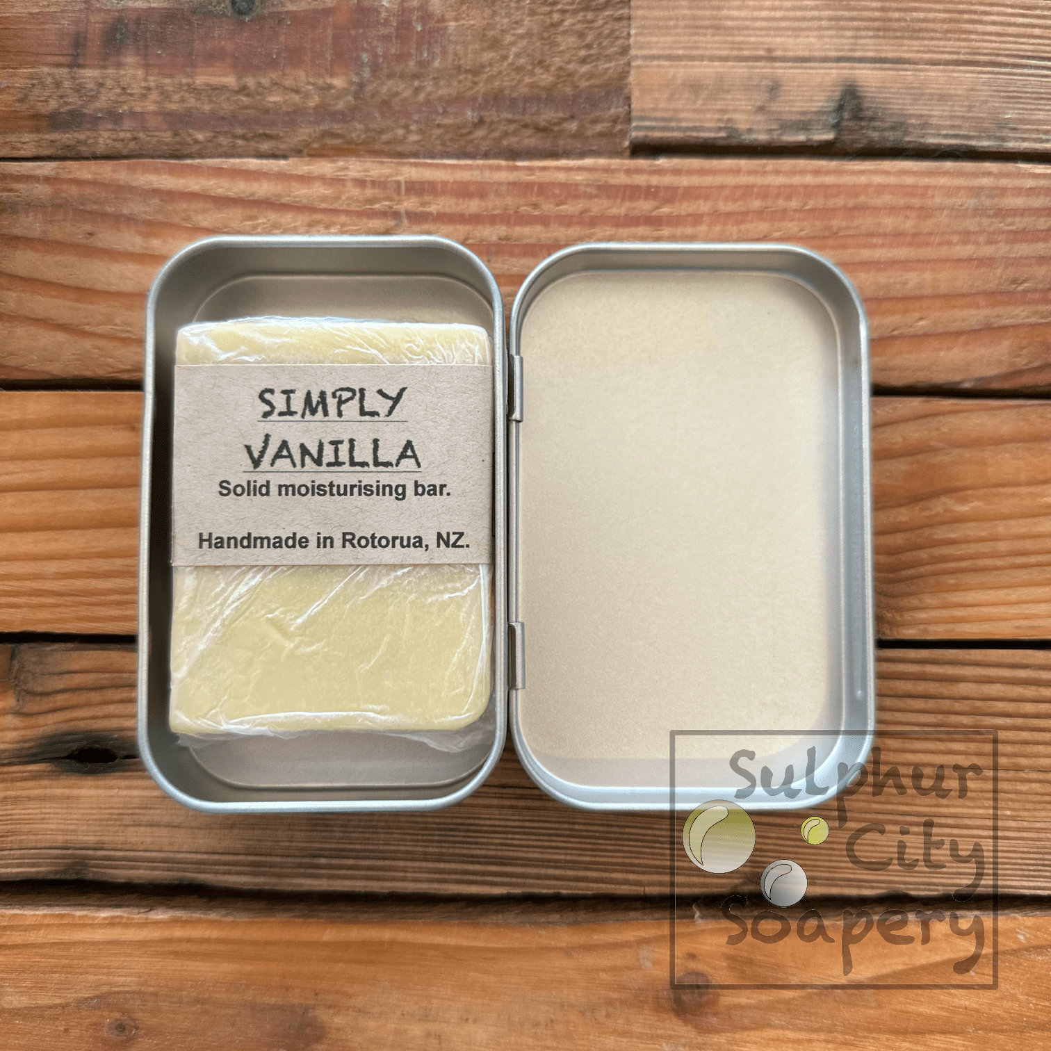 Sulphur City Soapery lotion bar Simply vanilla, Solid lotion bar.
