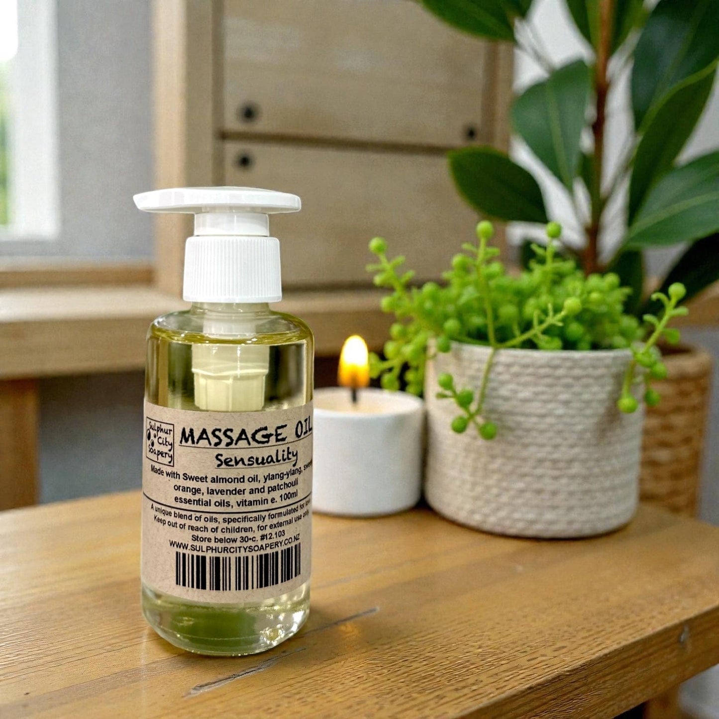 Sulphur City Soapery massage oil Sensuality, Massage oil. 100ml