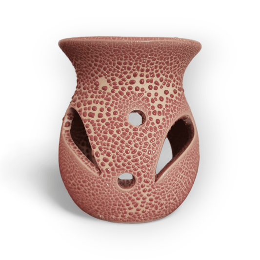 Sulphur City Soapery Mini oil burner, bubble texture - pink