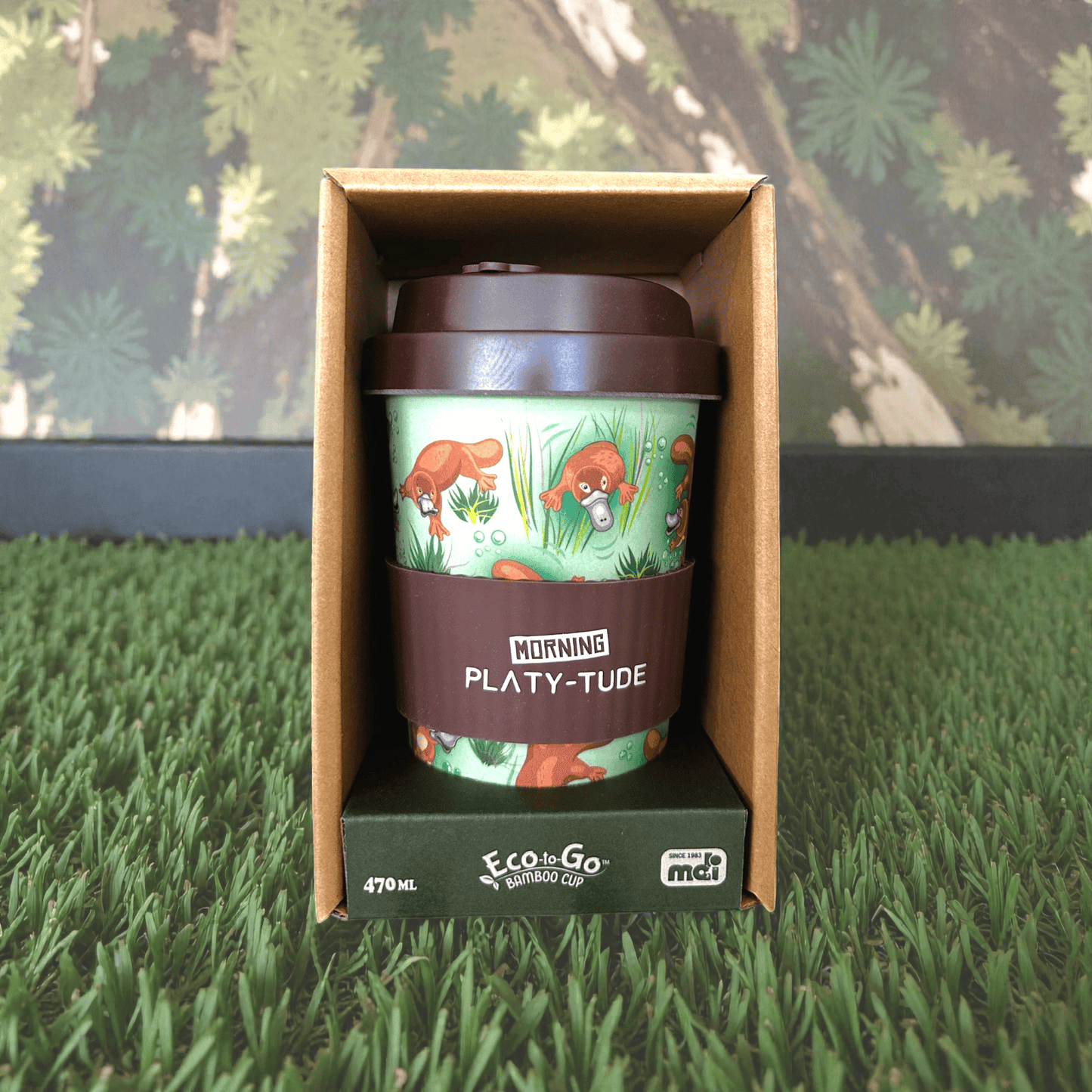 Sulphur City Soapery Morning Platytude, Eco-to-go cup.