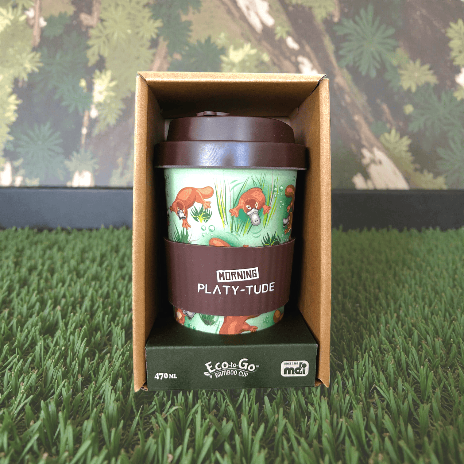 Sulphur City Soapery Morning Platytude, Eco-to-go cup.