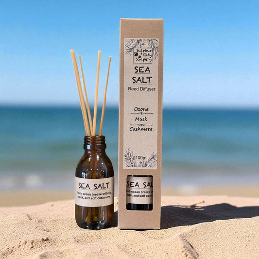 Sulphur City Soapery reed diffuser Reed Diffuser - Sea Salt Air