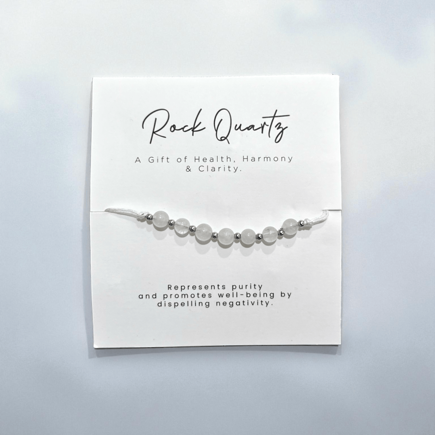 Sulphur City Soapery Rock Quartz Crystal Bracelet