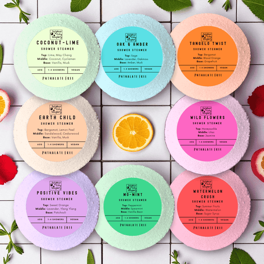 Sulphur City Soapery shower steamer 8 PIECE SET - shower steamers