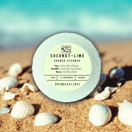 Sulphur City Soapery shower steamer Coconut Lime - shower steamer