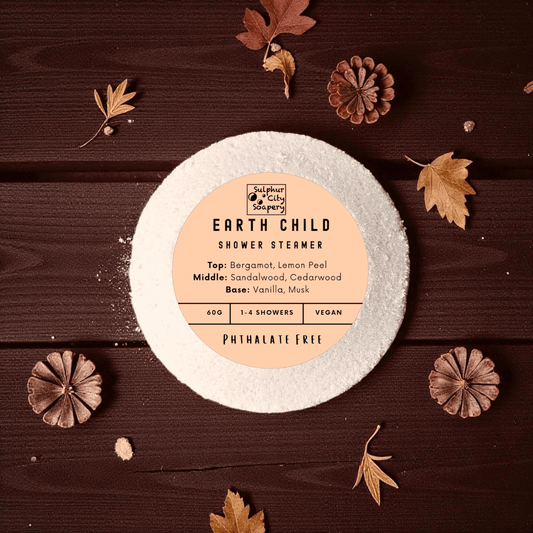 Sulphur City Soapery shower steamer Earth Child - shower steamer