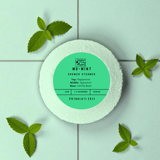 Sulphur City Soapery shower steamer Mo-Mint - shower steamer