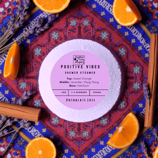 Sulphur City Soapery shower steamer Positive Vibes - shower steamer