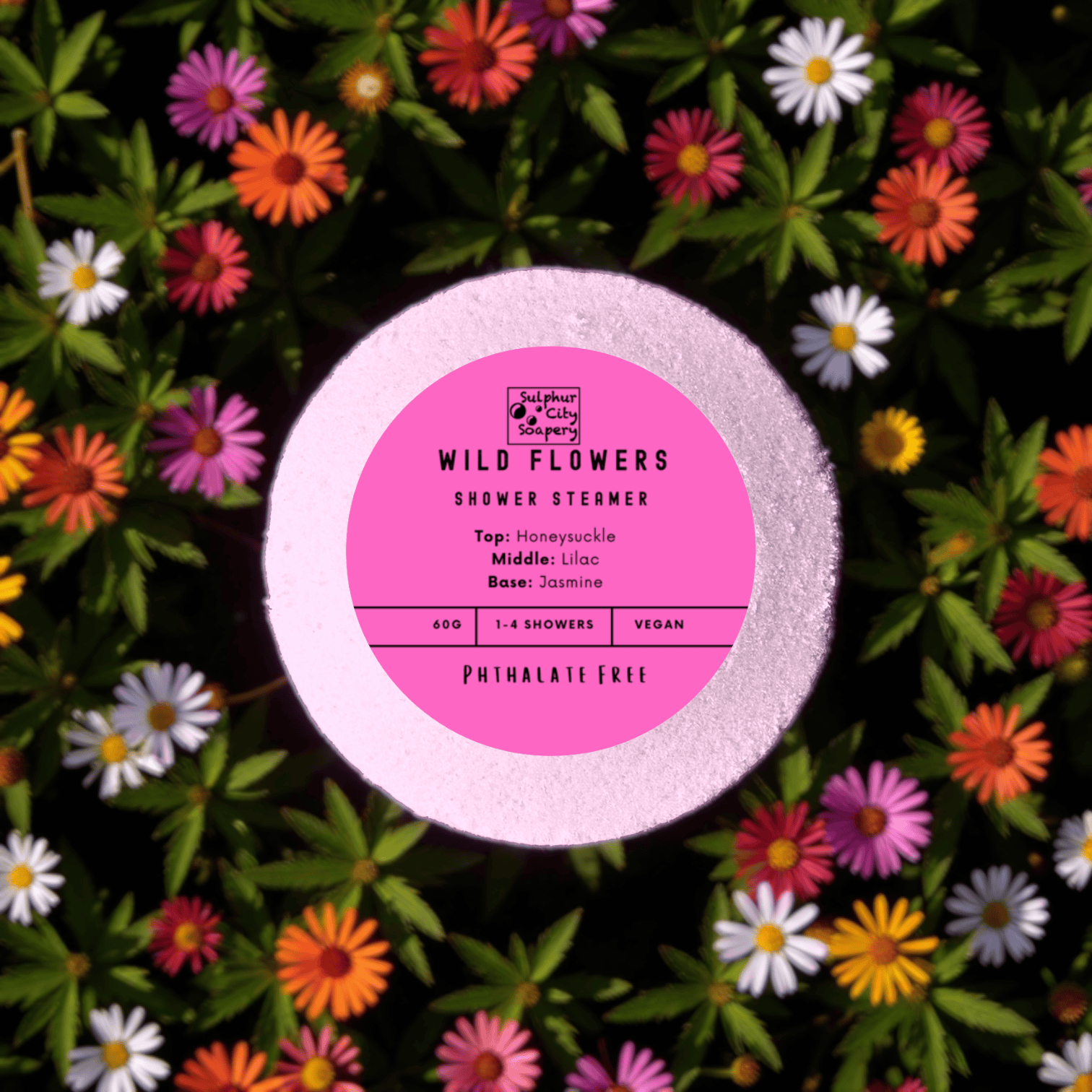 Sulphur City Soapery shower steamer Wild Flowers - shower steamer