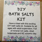 Sulphur City Soapery soap making kit DIY Bath Salts making kit