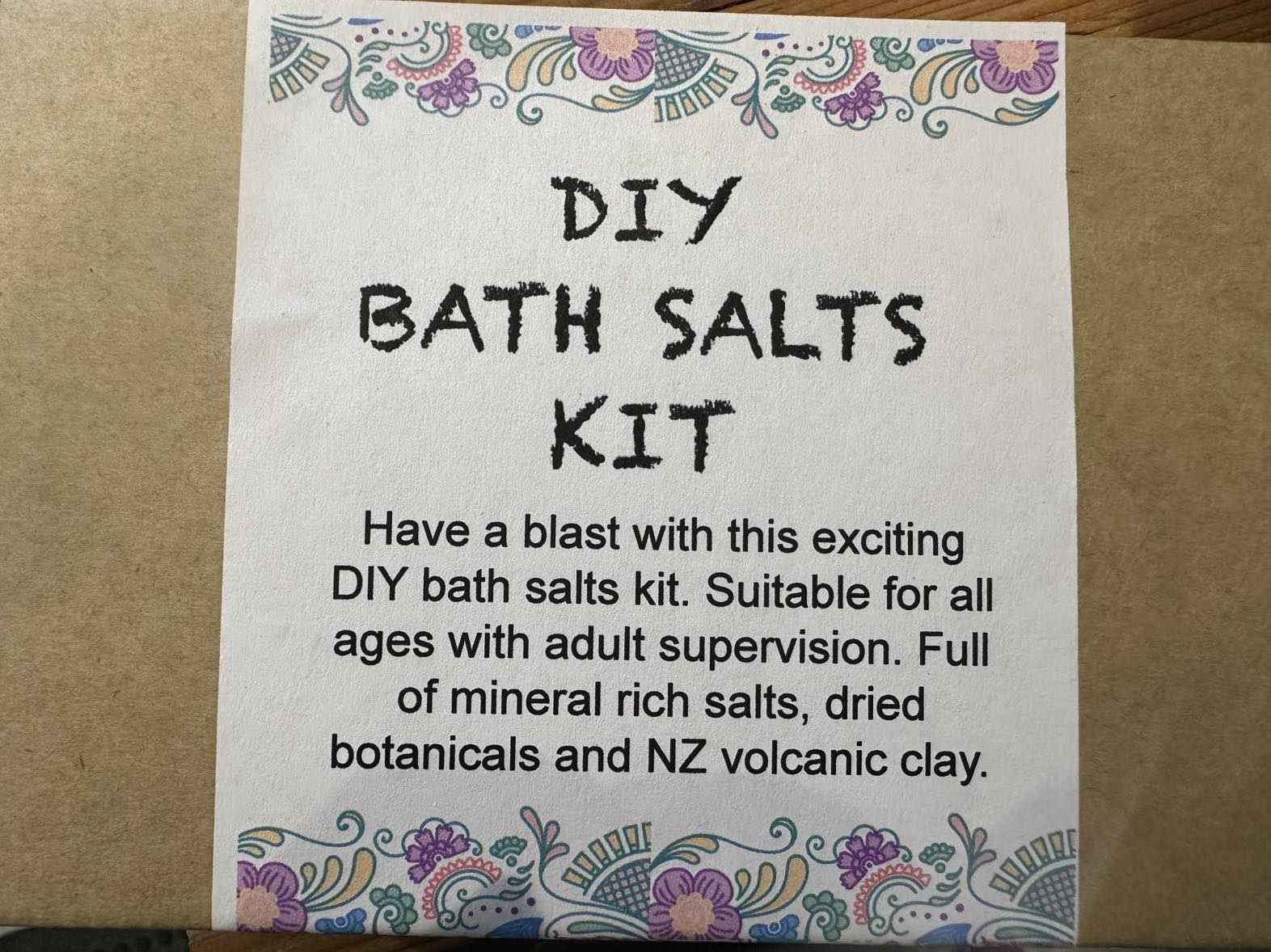DIY Bath Salts making kit Sulphur City Soapery