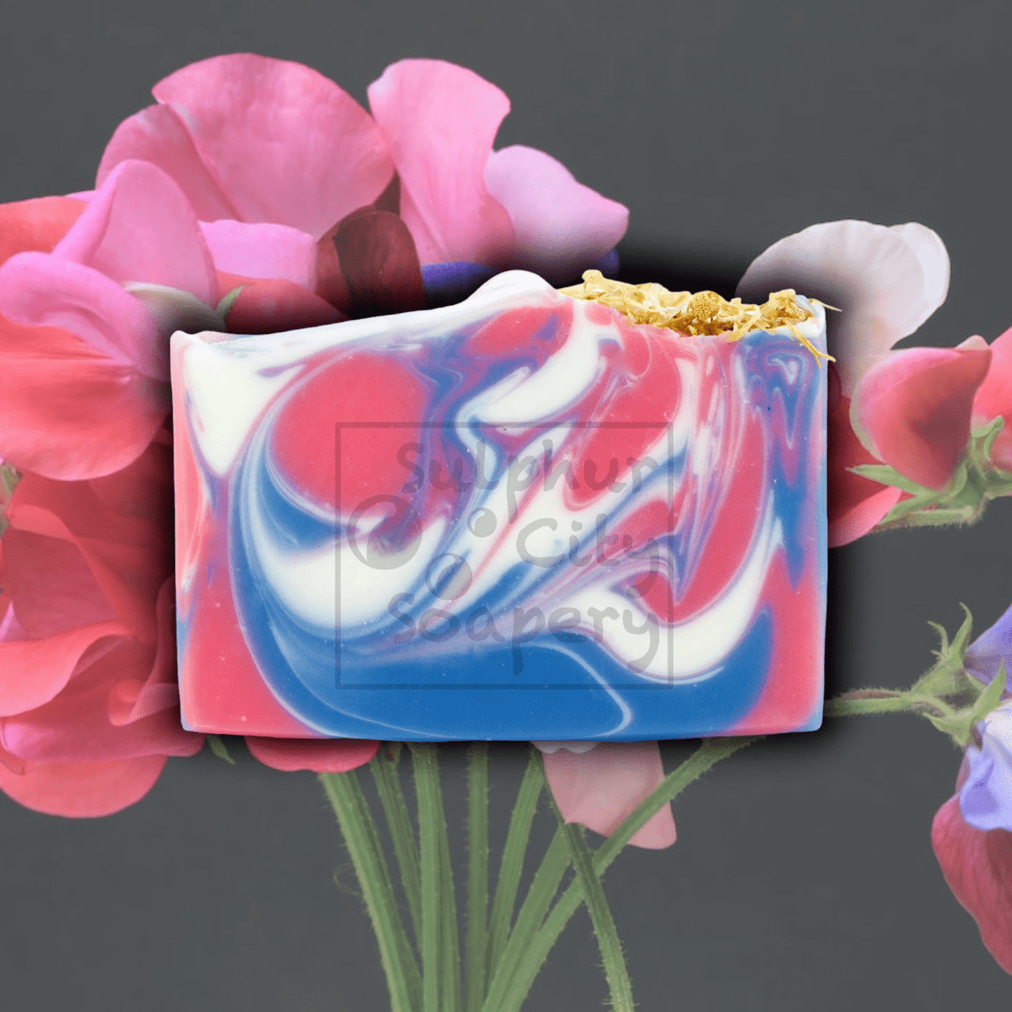 Sulphur City Soapery soap Sweet Pea scented soap.
