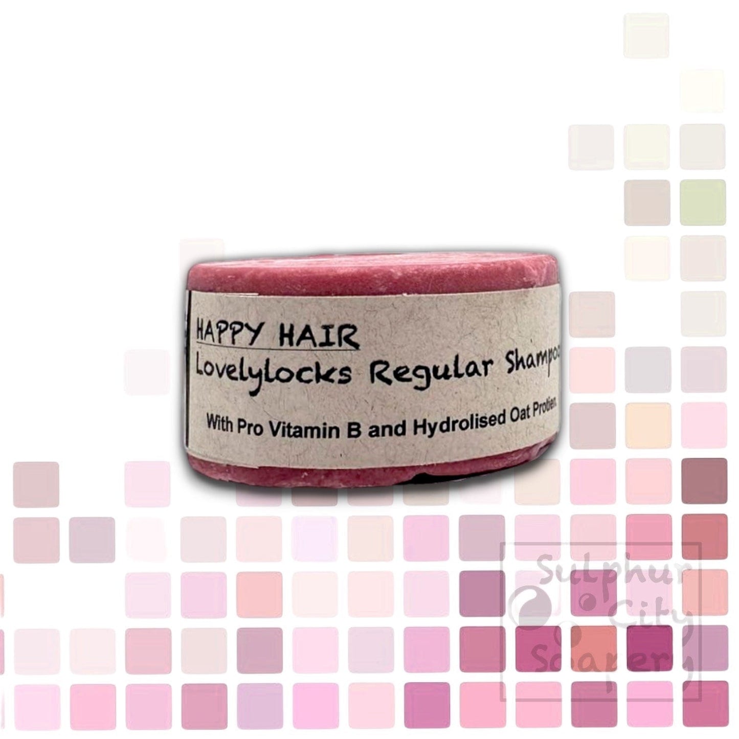 Sulphur City Soapery solid shampoo bar Lovelylocks, Regular Shampoo bar.