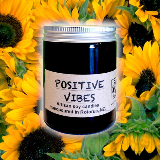 Sulphur City Soapery soy candle Positive Vibes soy candle. 150g