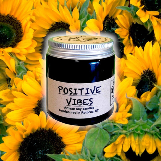 Sulphur City Soapery soy candle Positive Vibes soy candle. 80g