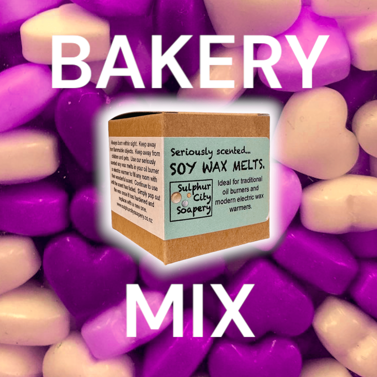Sulphur City Soapery soy wax melts Aroma - bakery mix, soy wax melts.