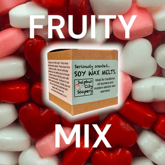 Sulphur City Soapery soy wax melts Aroma - fruity mix, soy wax melts.