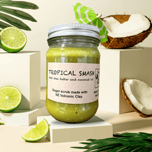 Sulphur City Soapery sugar scrub Tropical smash scented sugar scrub