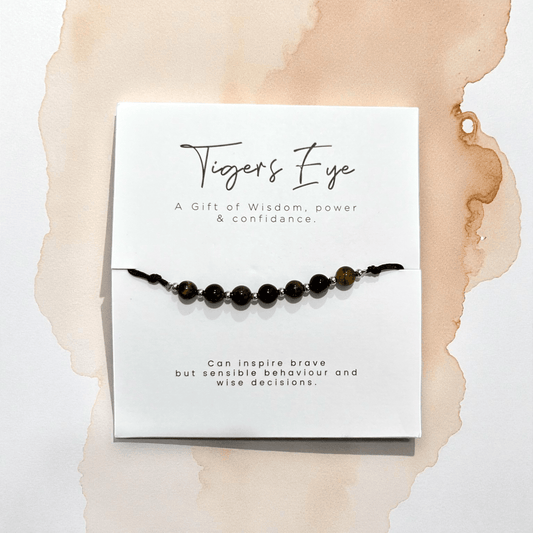 Sulphur City Soapery Tigers Eye Crystal Bracelet
