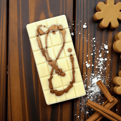 Sulphur City Soapery wax melts Christmas Gingerbread Scented Soy Wax Snap Bar