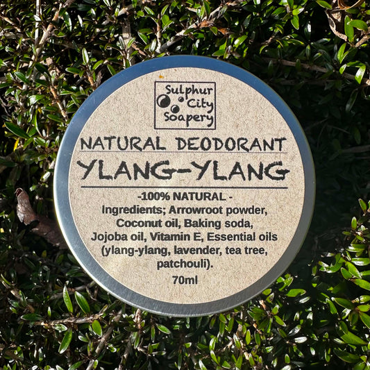 Sulphur City Soapery Ylang-Ylang natural deodorant.