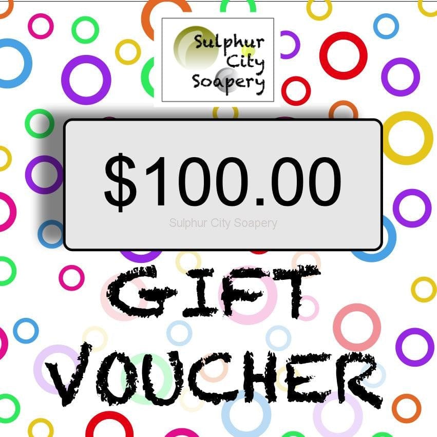 Sulphur City Soapery $100 gift card Sulphur City Soapery Gift Card, $100
