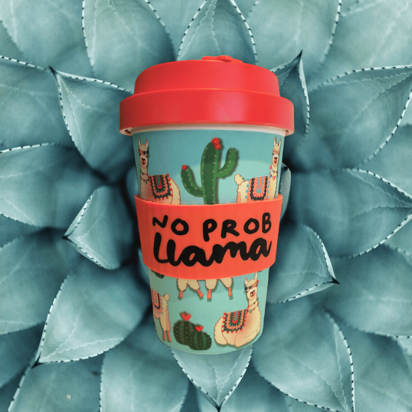Sulphur City Soapery Coffee & Tea Cups No prob llama, Eco-to-go cup.