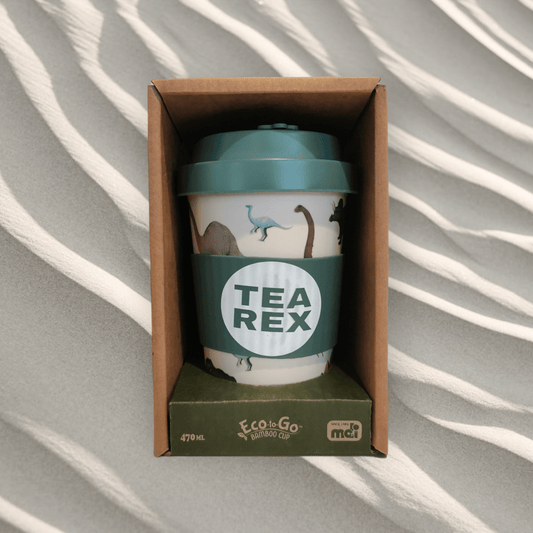 Sulphur City Soapery Coffee & Tea Cups Tea rex, Eco-to-go cup.