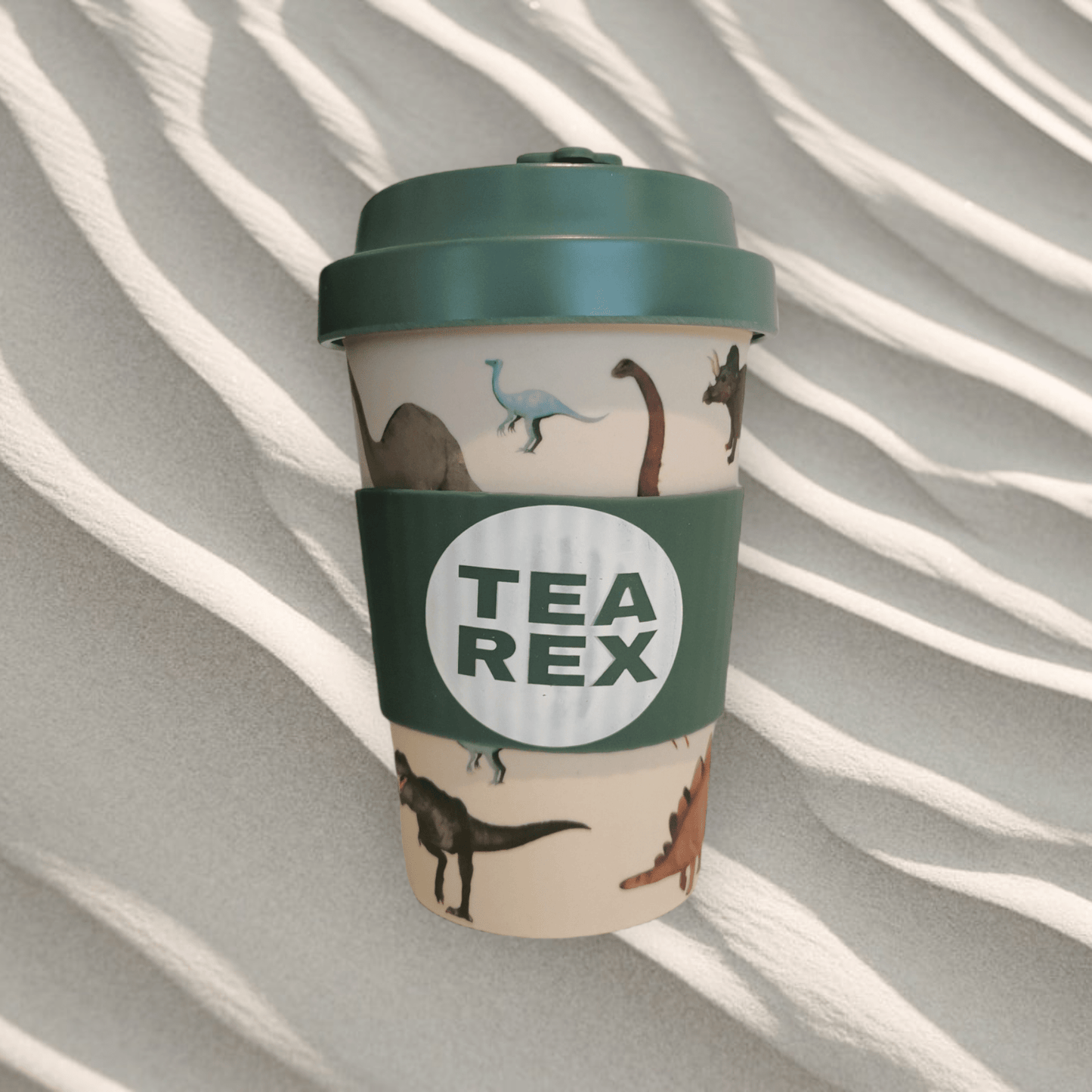 Sulphur City Soapery Coffee & Tea Cups Tea rex, Eco-to-go cup.