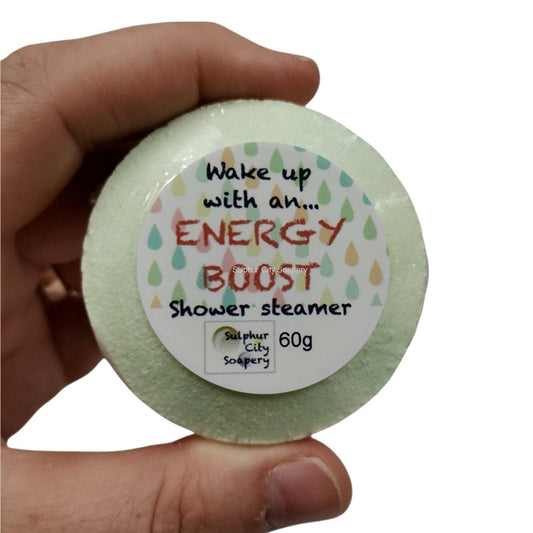 Sulphur City Soapery Cosmetics Energy Boost Shower Steamer
