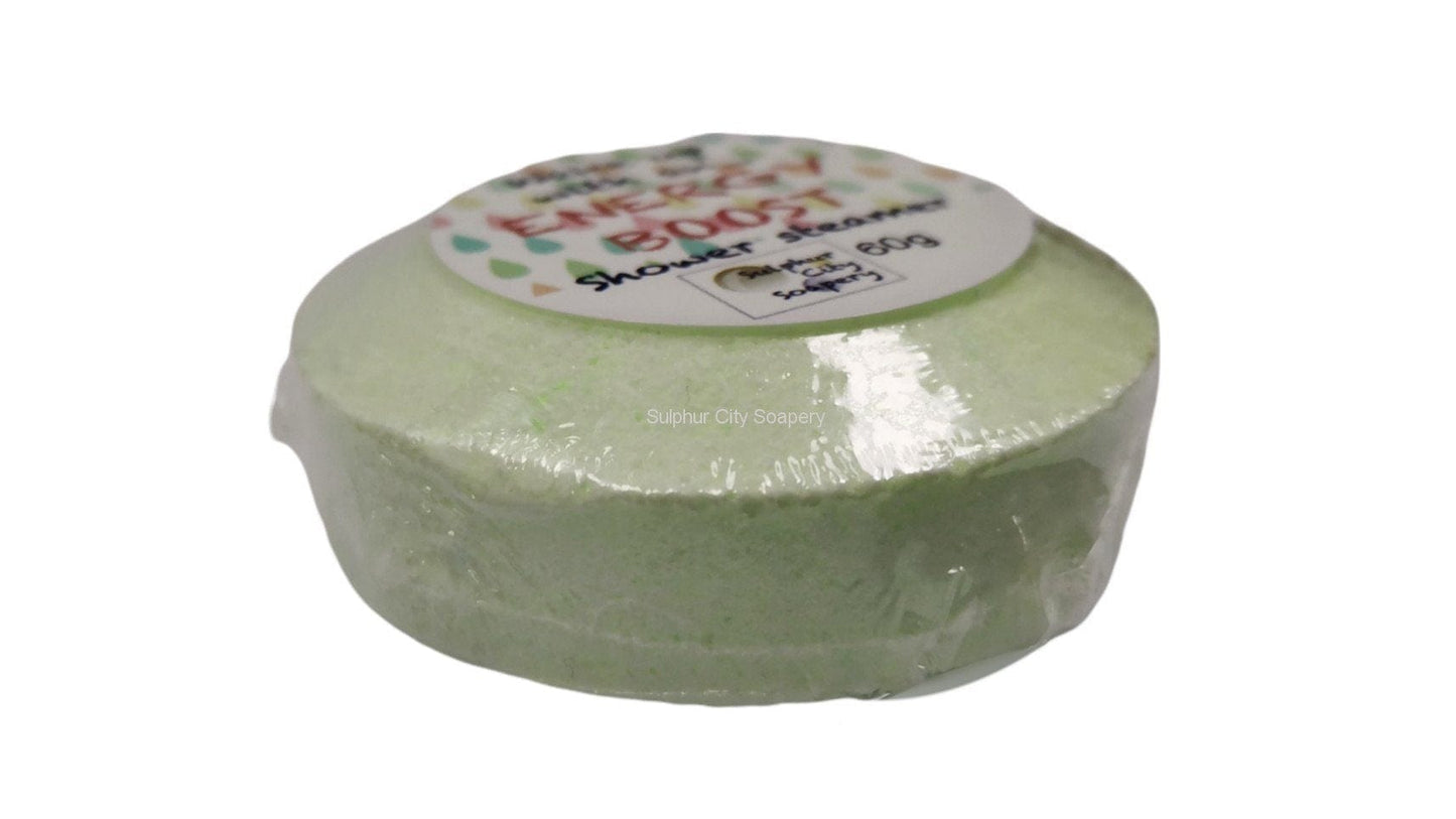 Sulphur City Soapery Cosmetics Energy Boost Shower Steamer