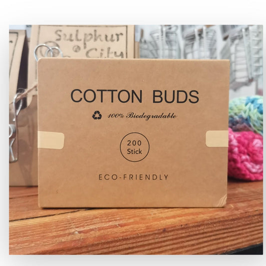 Sulphur City Soapery homewares Cotton buds, bamboo