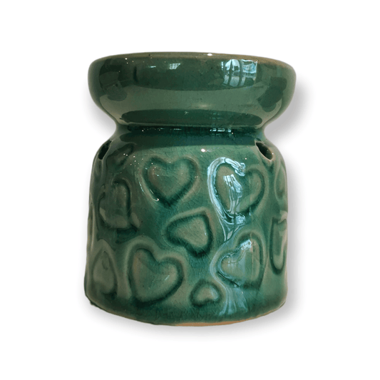 Sulphur City Soapery Mini ceramic oil burner - green