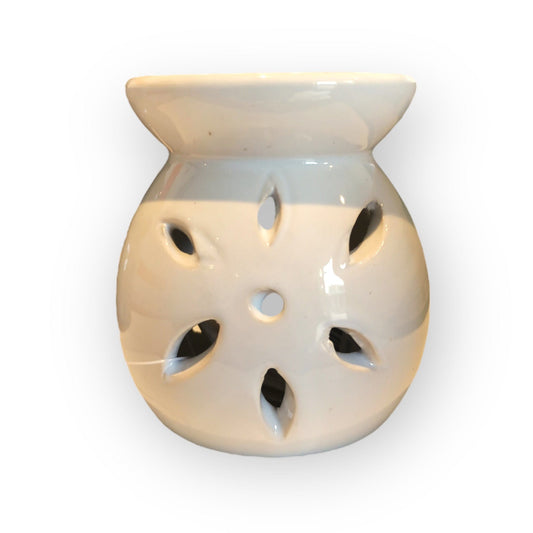 Sulphur City Soapery oil burner Mini cream flower oil burner.