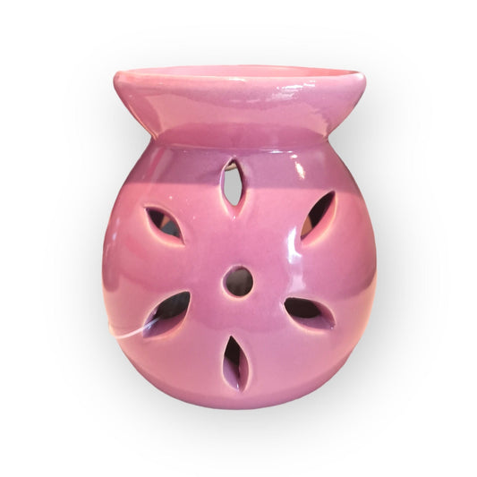 Sulphur City Soapery oil burner Mini pink flower oil burner.