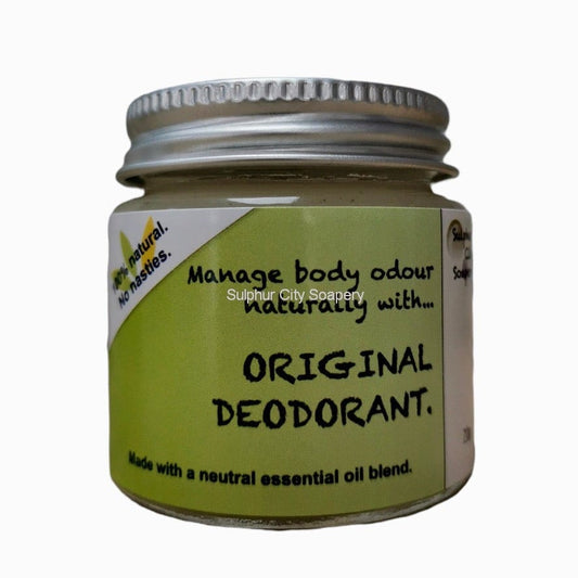 Sulphur City Soapery Original natural deodorant.